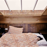 Set di biancheria da letto con coperta terapeutica Boho Arancione