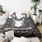 Coperta terapeutica originale - Rivestimento in cotone nero Buon Natale