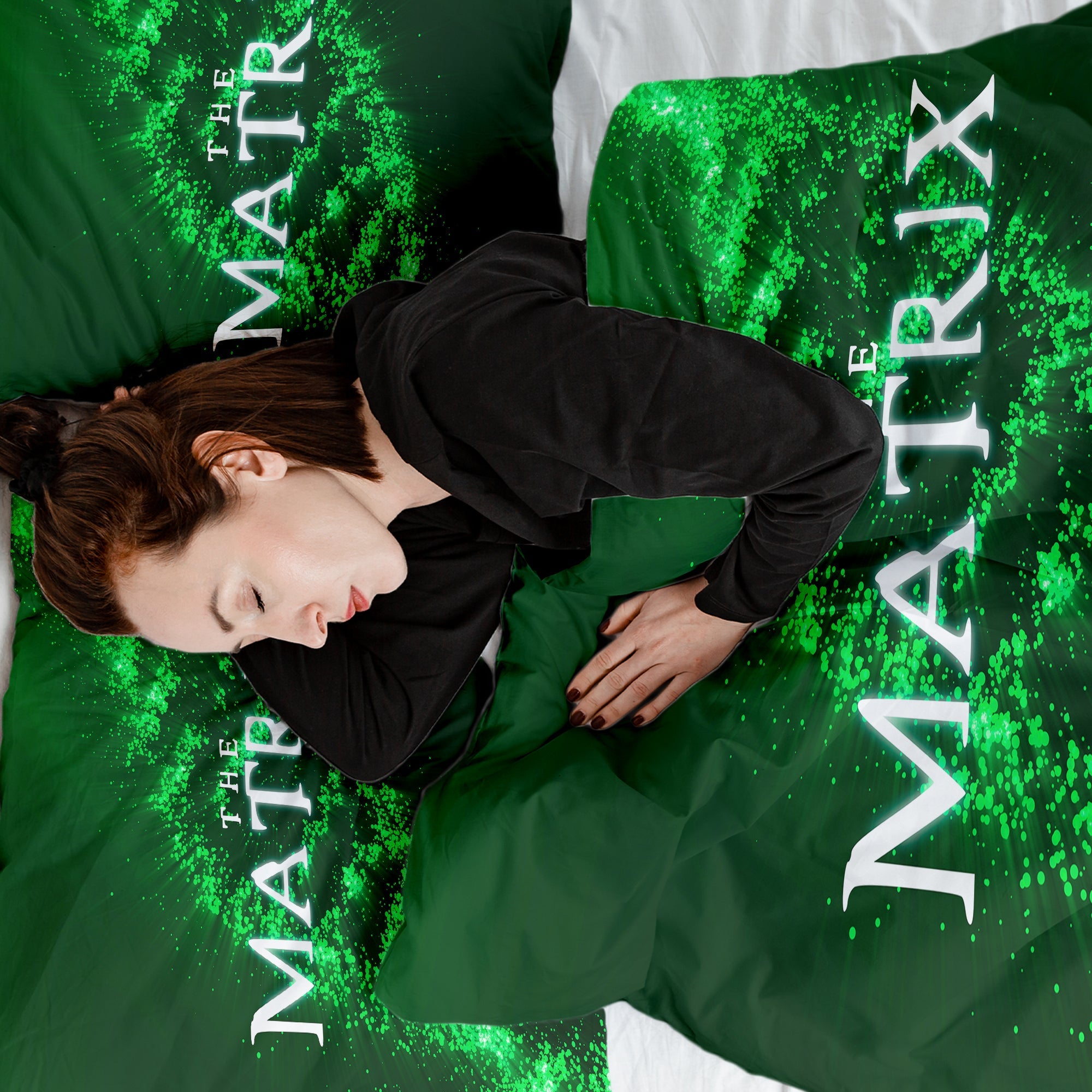 Coperta terapeutica originale - Rivestimento in cotone verde Matrix DNA