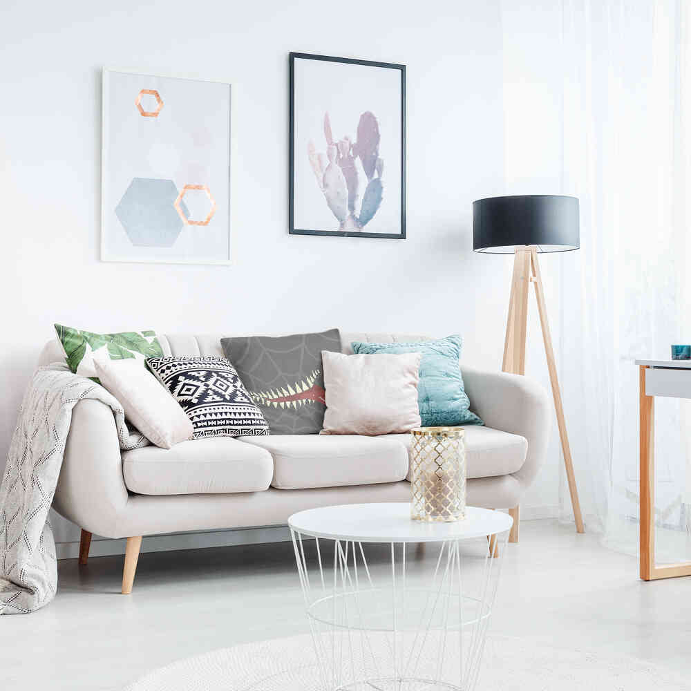 Cuscino sanitario grigio ragnatela