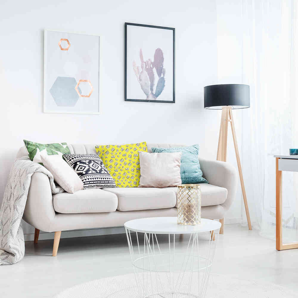 Cuscino salute giallo Ha Ha