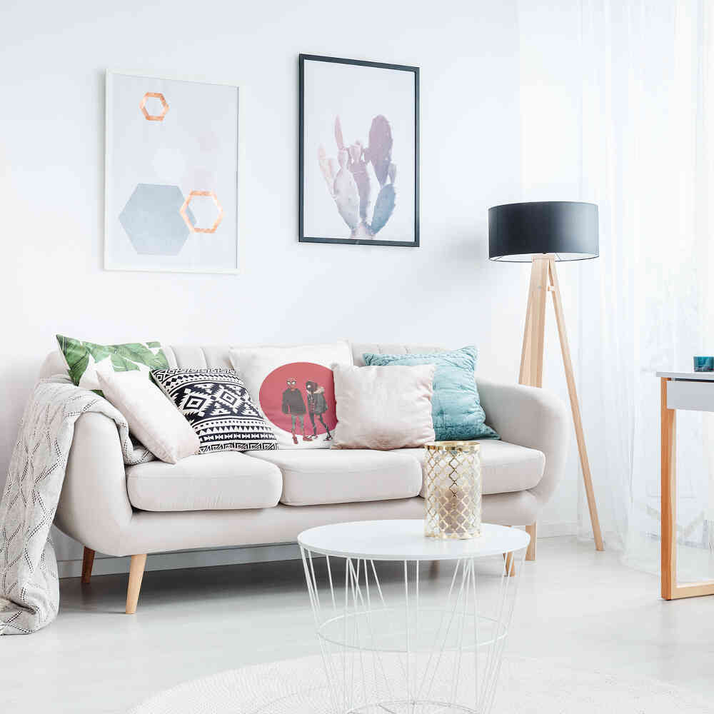 Cuscino sanitario bianco con Spiderman