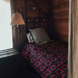 Coperta terapeutica originale - Rivestimento in cotone rosa forme Dalgona
