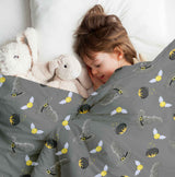 Set di biancheria da letto con coperta terapeutica grigio Zauberhut