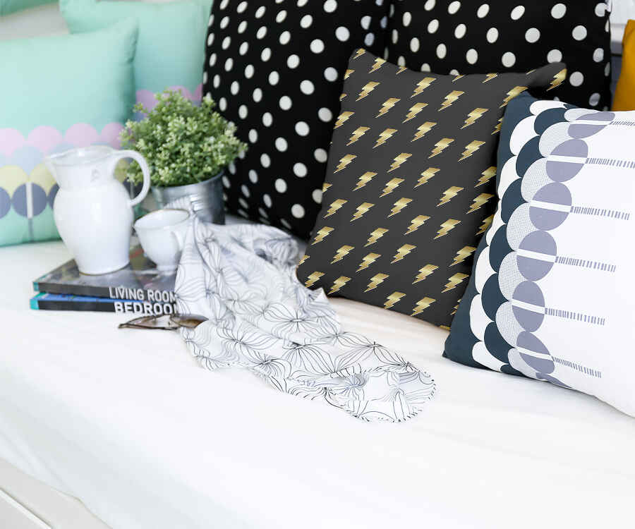 Cuscino sanitario nero con Harry Blitz