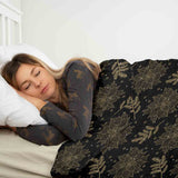 Coperta terapeutica originale - Rivestimento in cotone nero Stella di Natale
