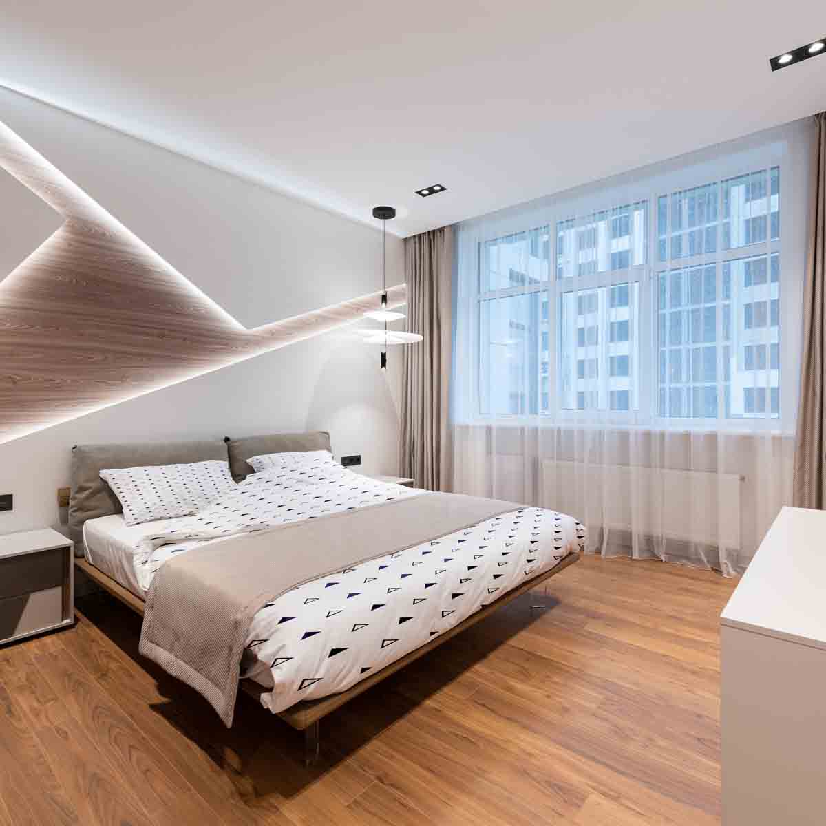 Set di biancheria da letto con coperte terapeutiche bianco con triangoli neri