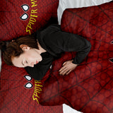 Coperta terapeutica originale - Rivestimento in cotone rosso Spiderman