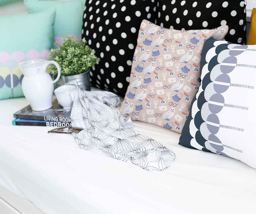 Cuscino sanitario con il gufo di Harry