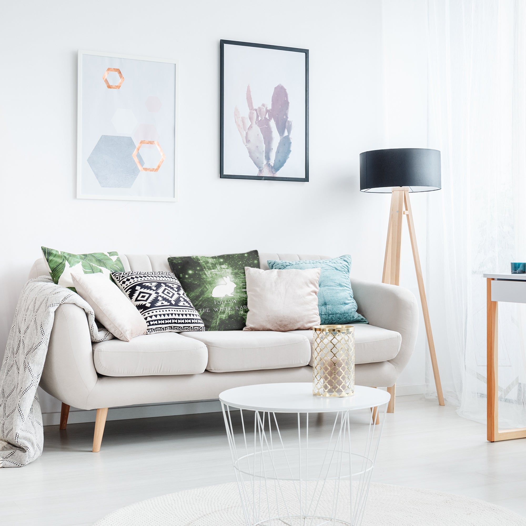 Cuscino salute Segui il Coniglio