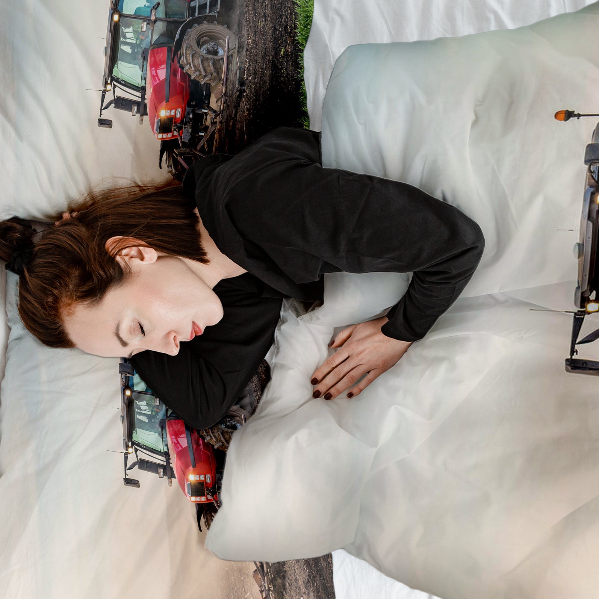 Coperta terapeutica originale - Rivestimento in cotone con grande trattore