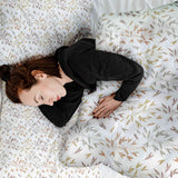 Coperta terapeutica originale - Rivestimento in cotone con delicati rami colorati