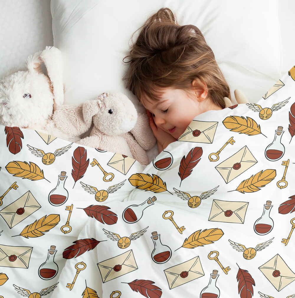 Set di biancheria da letto con coperta terapeutica Golden Snitch