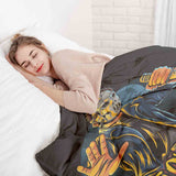 Set di biancheria da letto con coperta terapeutica Halloween 2
