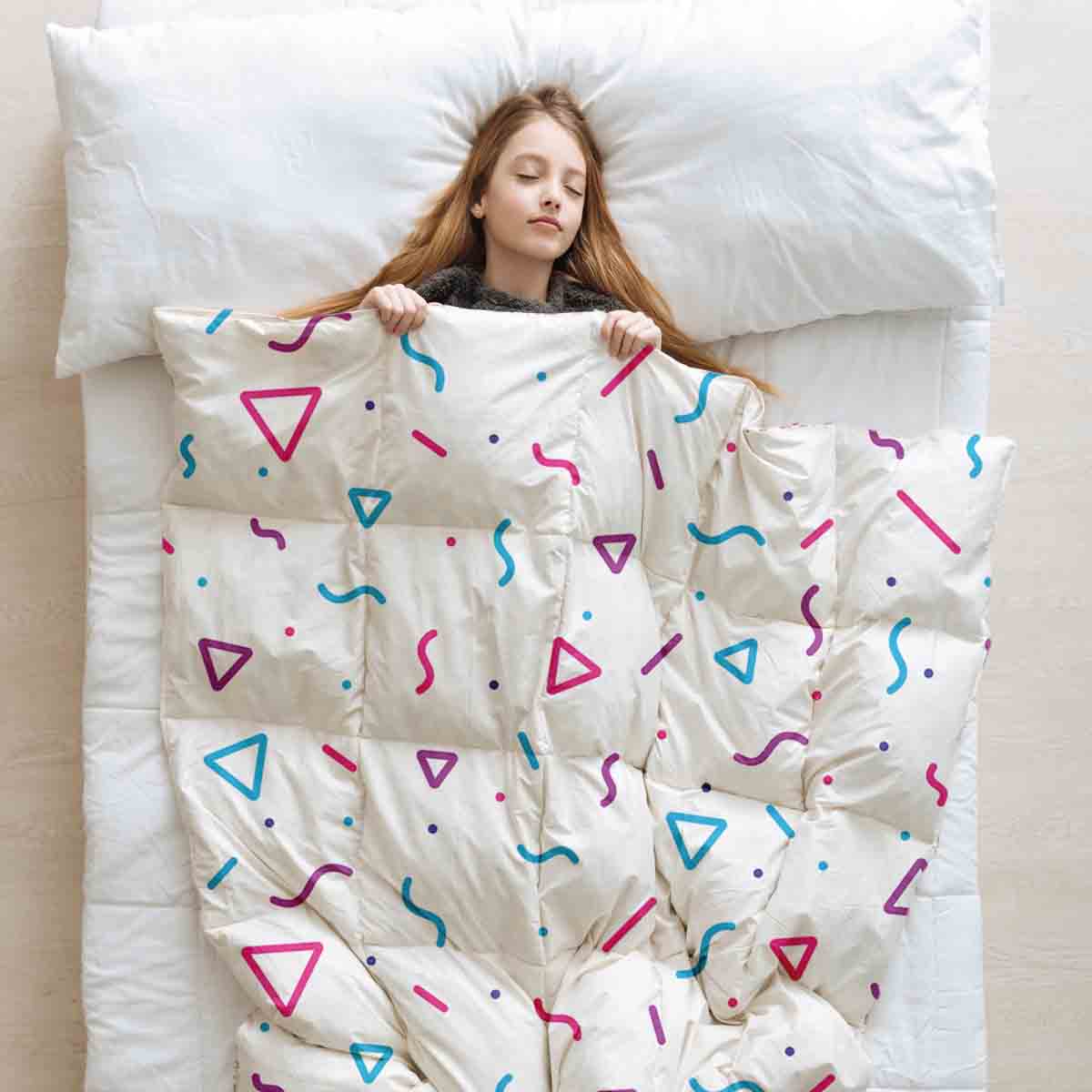 Set di biancheria da letto con coperte terapeutiche in molte forme