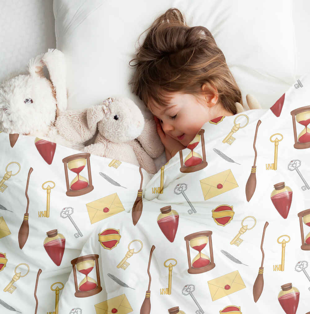 Set di biancheria da letto Magic coperta terapeutica bianca