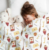 Set di biancheria da letto Magic coperta terapeutica bianca