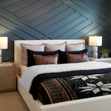 Set di biancheria da letto a righe con stelle per coperte terapeutiche