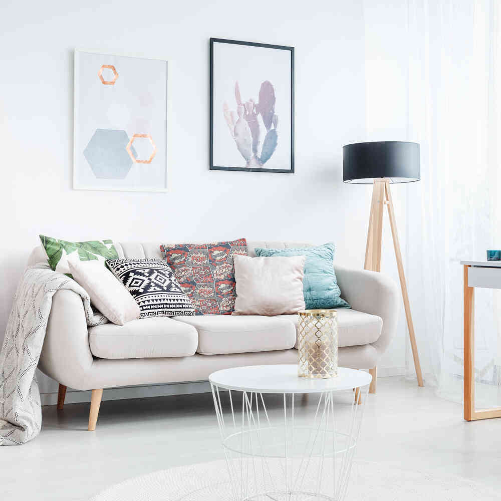 Cuscino salute rosso con fumetto