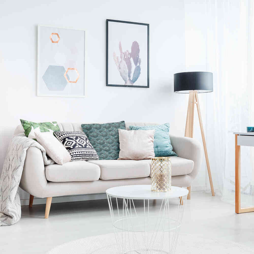 Cuscino salute onde turchese-verde