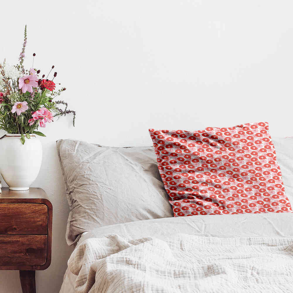 Cuscino salute fumetto con cuore