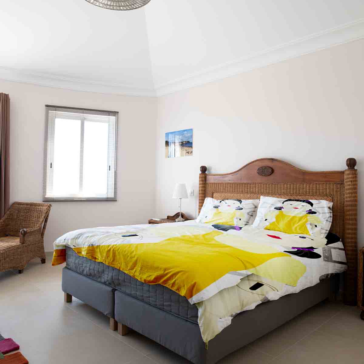 Set di biancheria da letto con coperta terapeutica Red Light, green Light