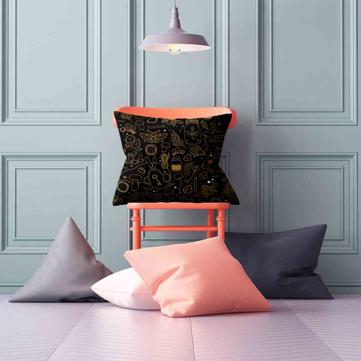 Cuscino salute nero magia