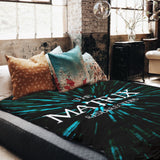 Coperta terapeutica originale - Rivestimento in cotone con scritta The Matrix