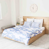 Set di biancheria da letto con coperta terapeutica fiori teschio