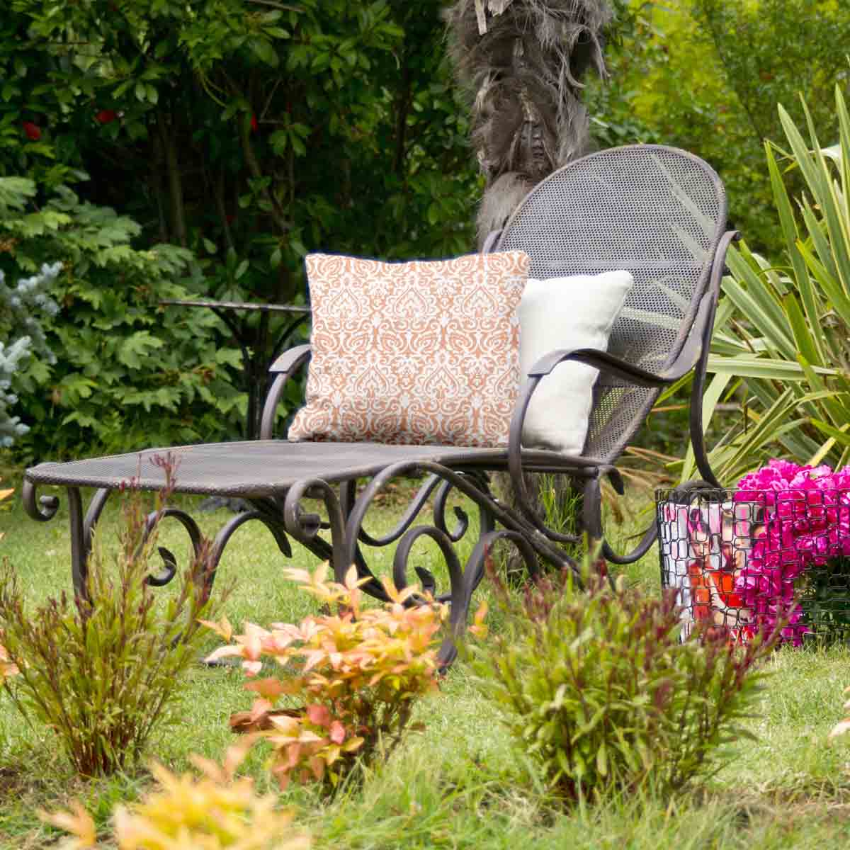 Cuscino salute Boho Arancione