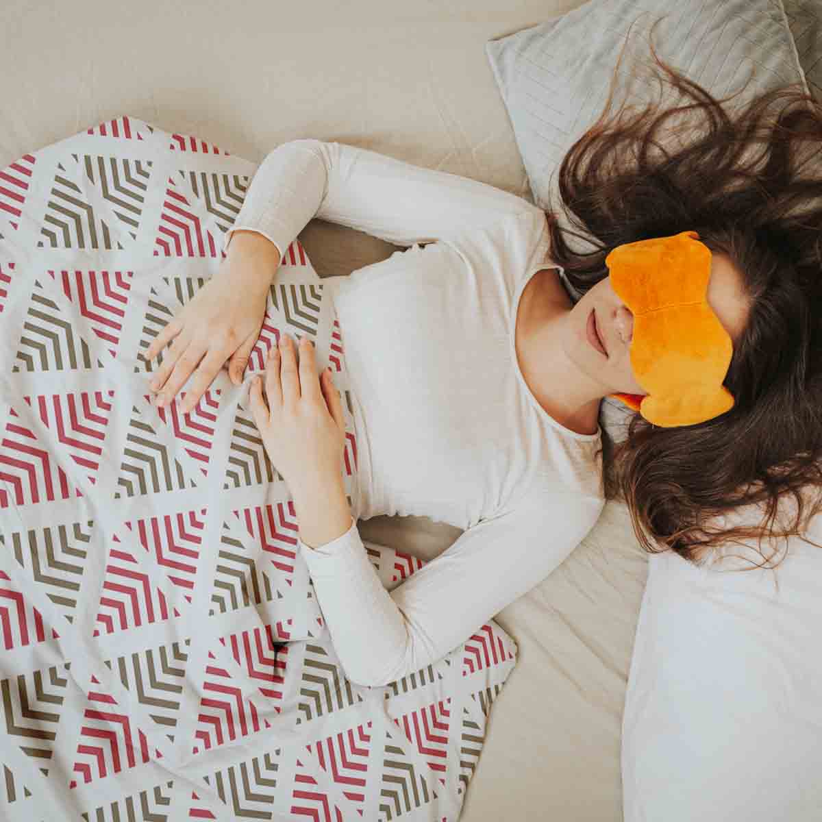 Set di biancheria da letto con coperte terapeutiche triangoli natalizi