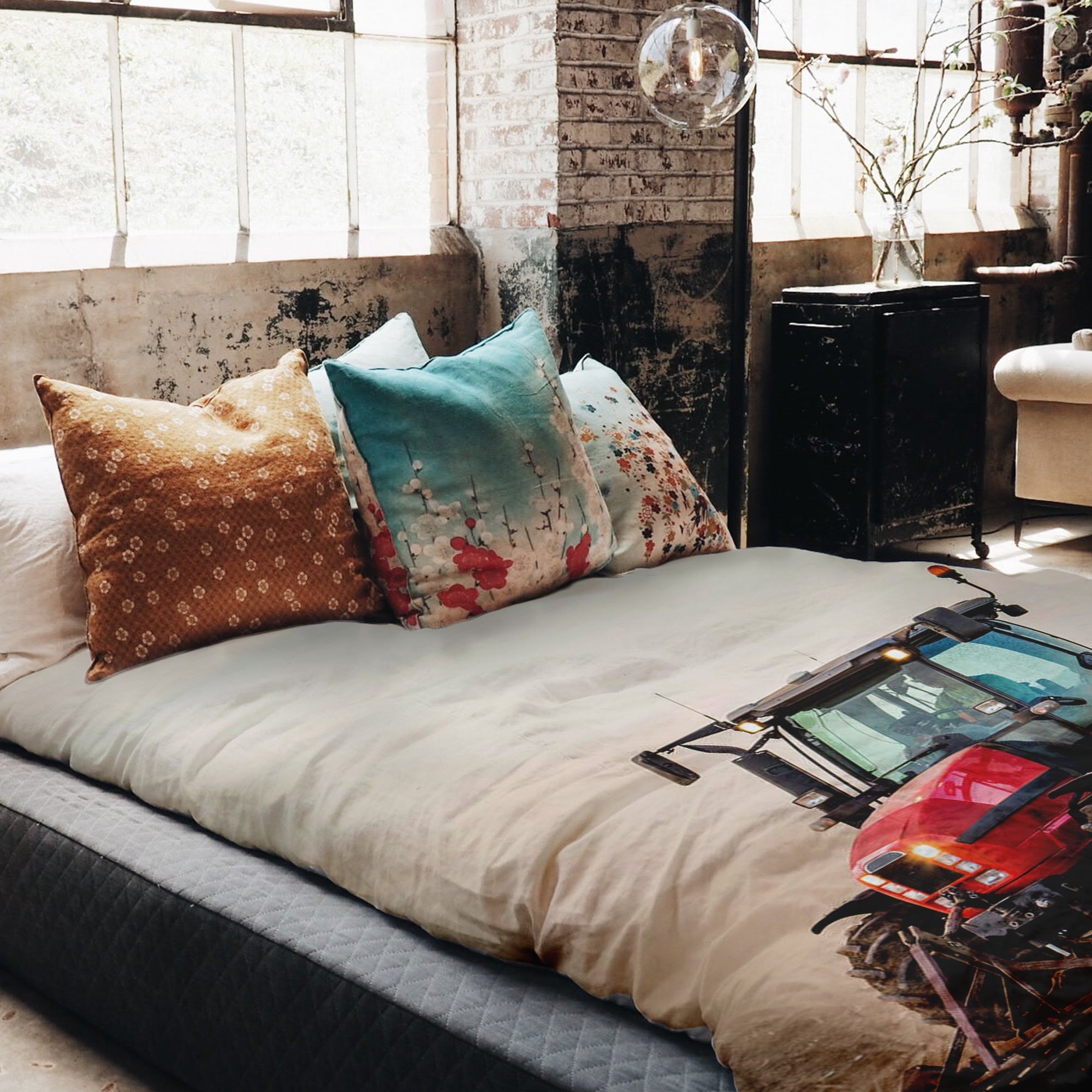 Coperta terapeutica originale - Rivestimento in cotone con grande trattore