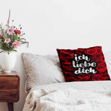Cuscino salute rose "Ti amo"