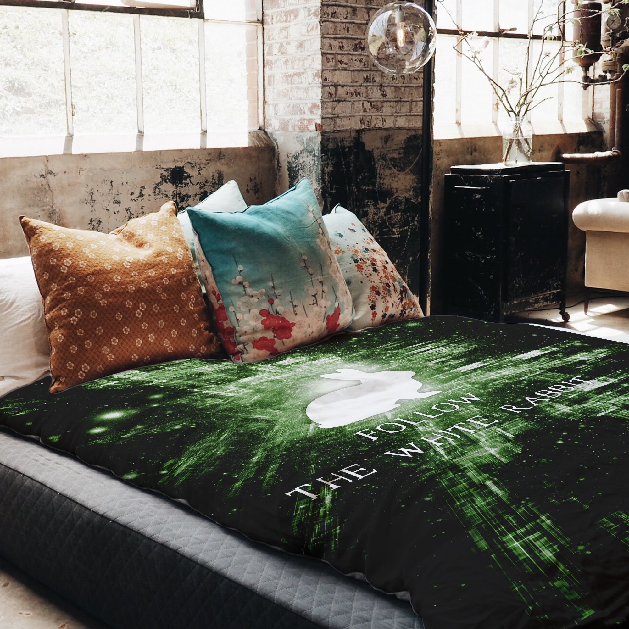 Coperta terapeutica originale - Rivestimento in cotone Segui il Coniglio