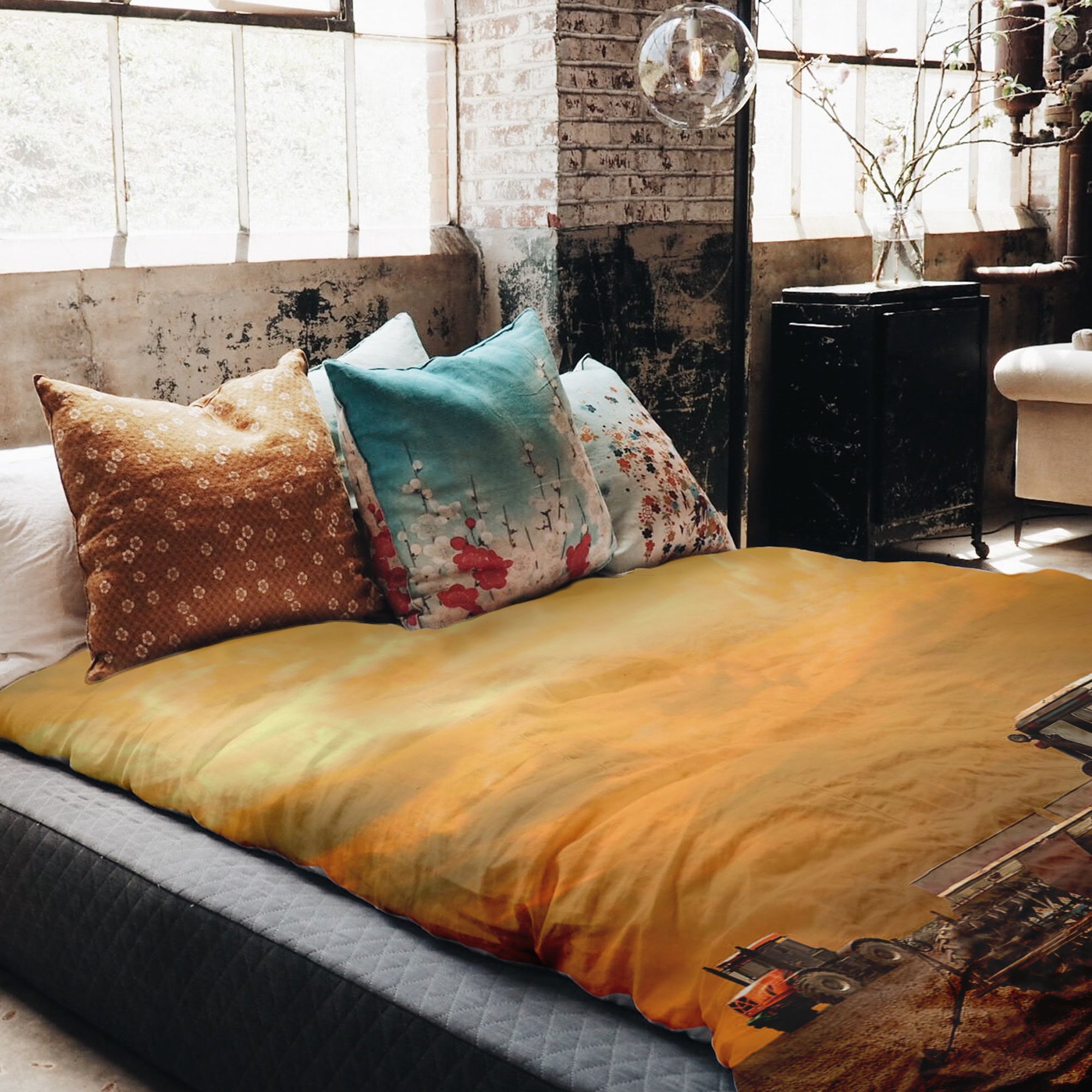 Set di biancheria da letto con coperte terapeutiche Due trattori