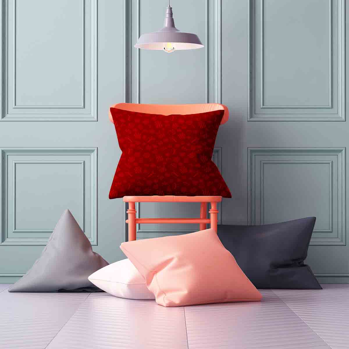 Cuscino salute rosso regali