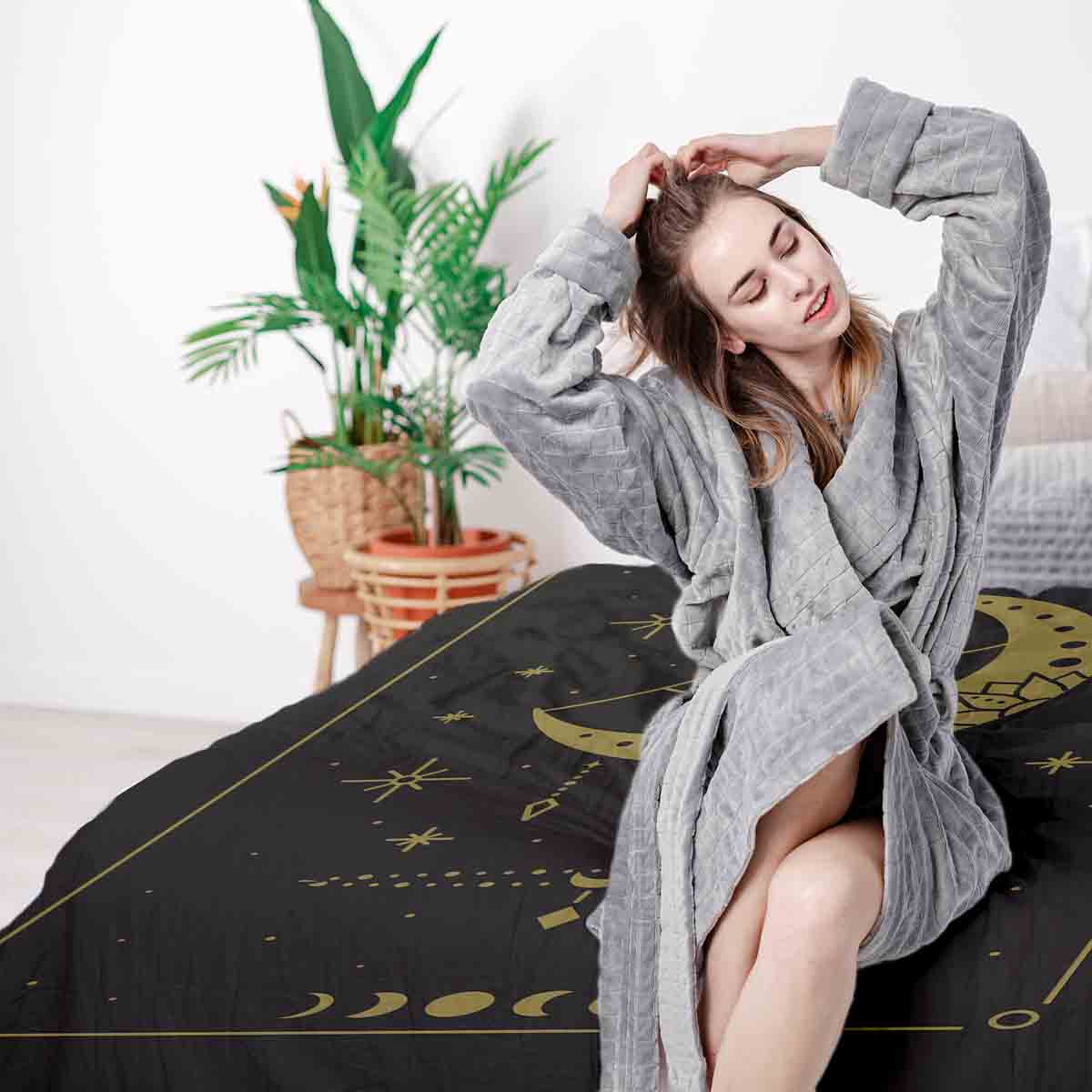 Set di biancheria da letto con coperta terapeutica Zaubermond