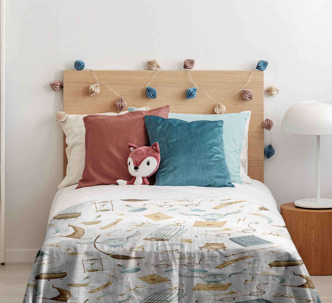 Set di biancheria da letto con coperta terapeutica bianca cose magiche