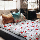Set di biancheria da letto con coperta terapeutica L'amore dà le ali