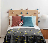 Set di biancheria da letto con coperta terapeutica grigio Zauberhut