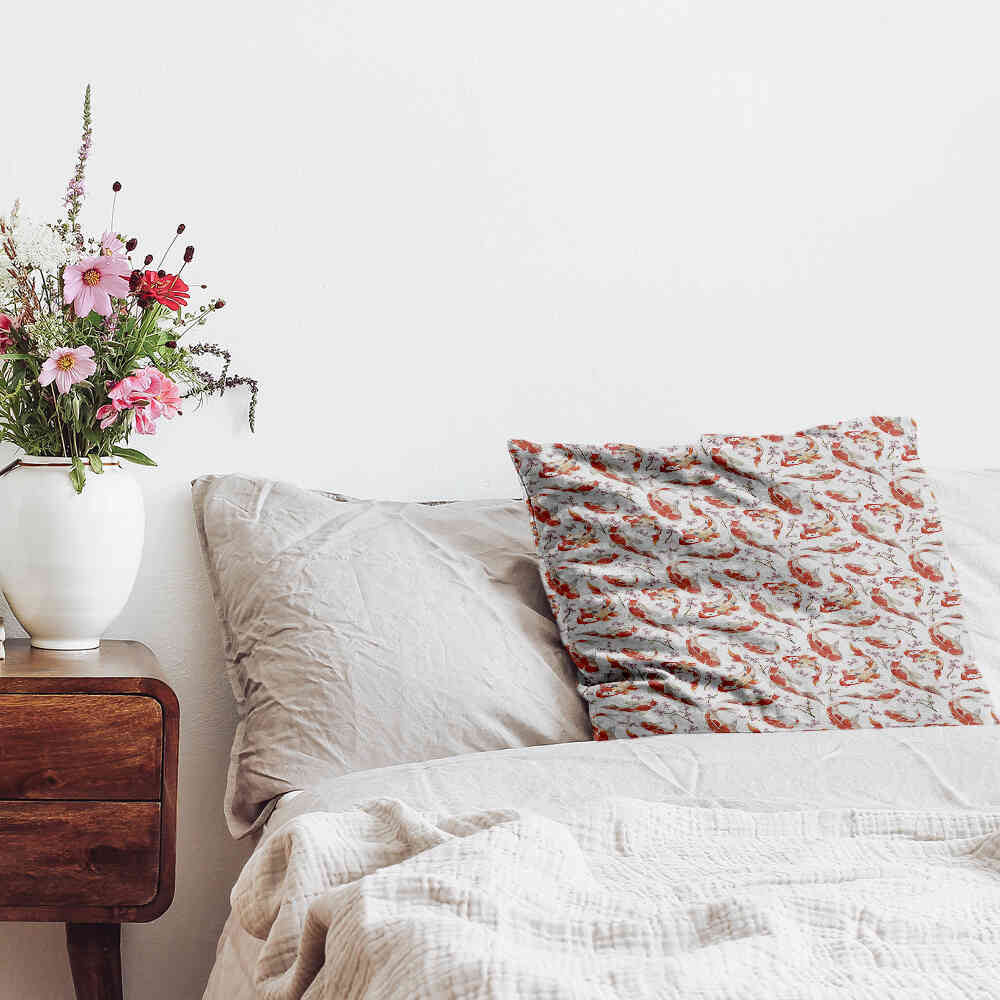 Cuscino salute carpa arancione