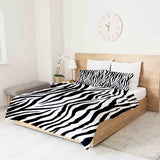 Set copripiumino coperta terapeutica stampa zebra