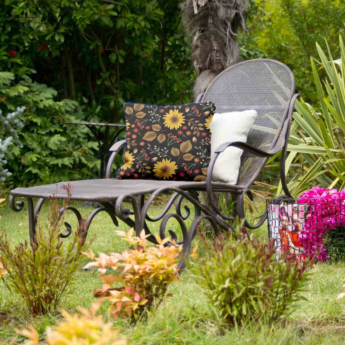 Cuscino sanitario con girasole