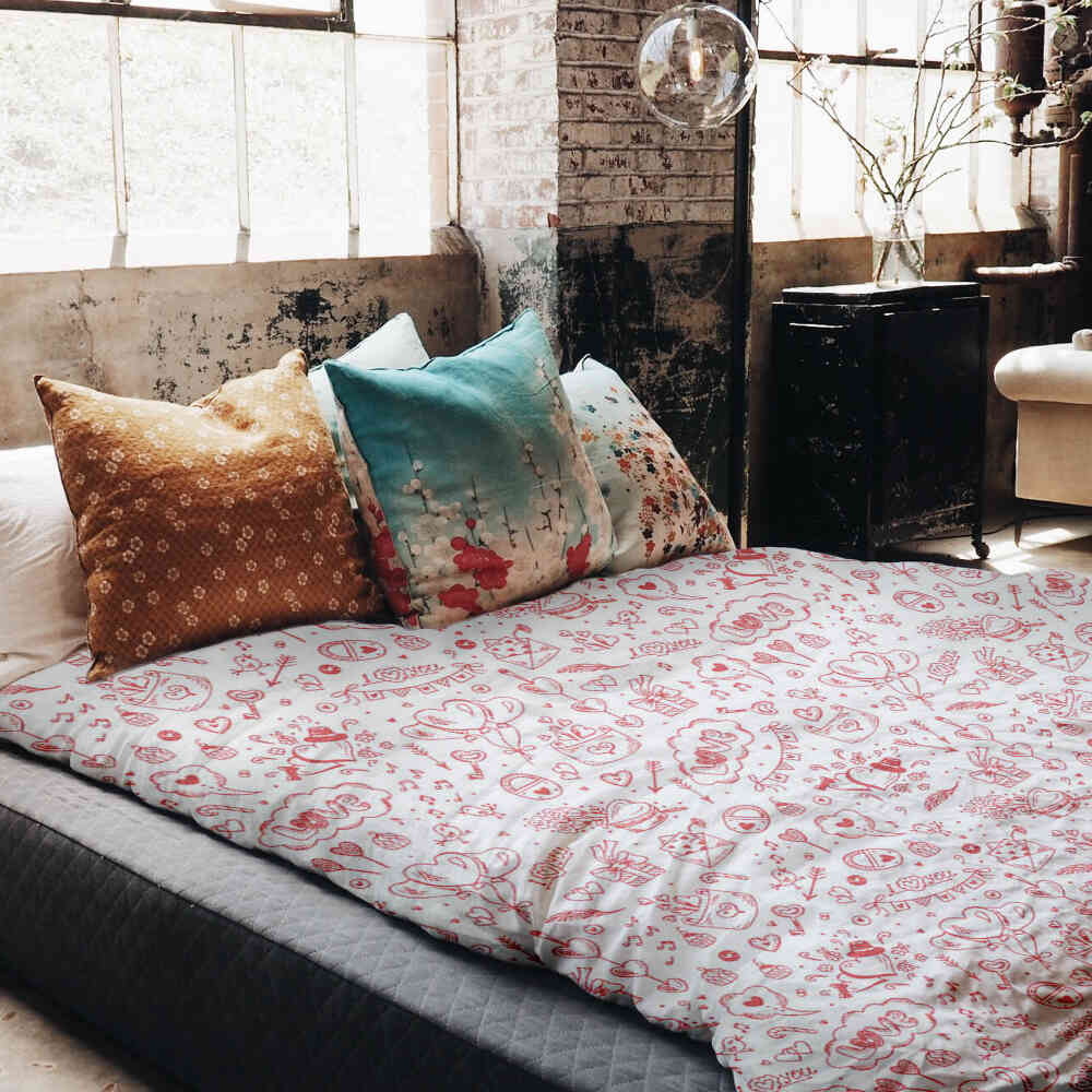 Coperta terapeutica originale - Rivestimento in cotone Be my Valentine