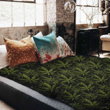 Set di biancheria da letto con coperta terapeutica a foglia di canapa