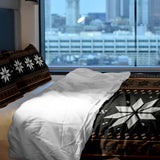 Set di biancheria da letto a righe con stelle per coperte terapeutiche