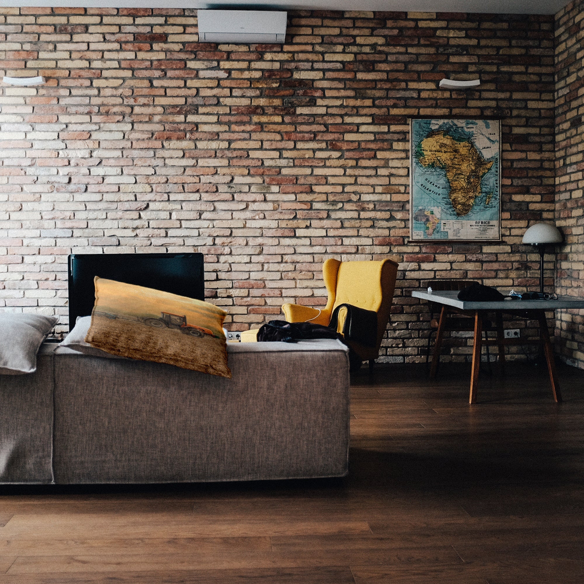 Cuscino salute trattore con rimorchio