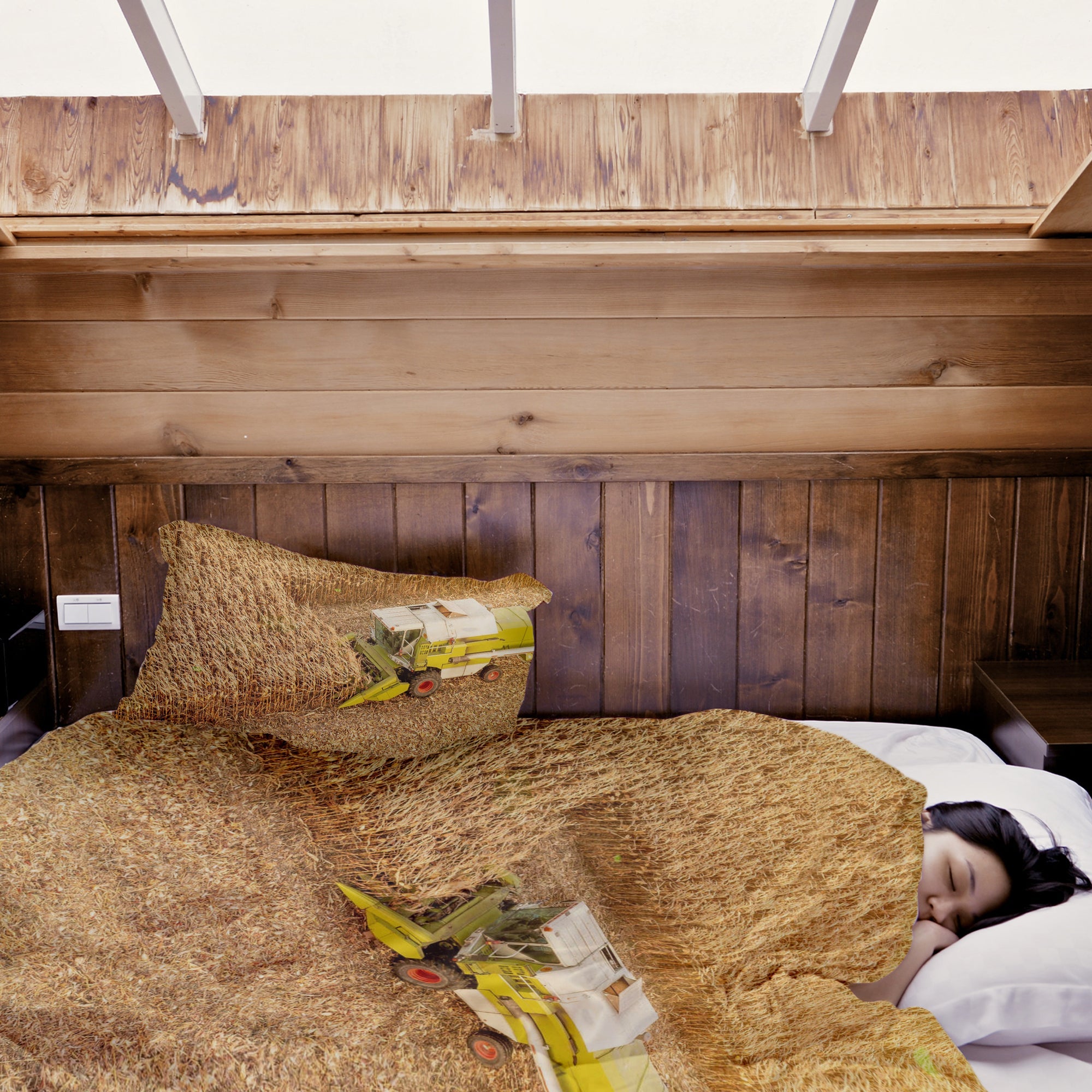 Coperta terapeutica originale - Rivestimento in cotone Trattore sul campo