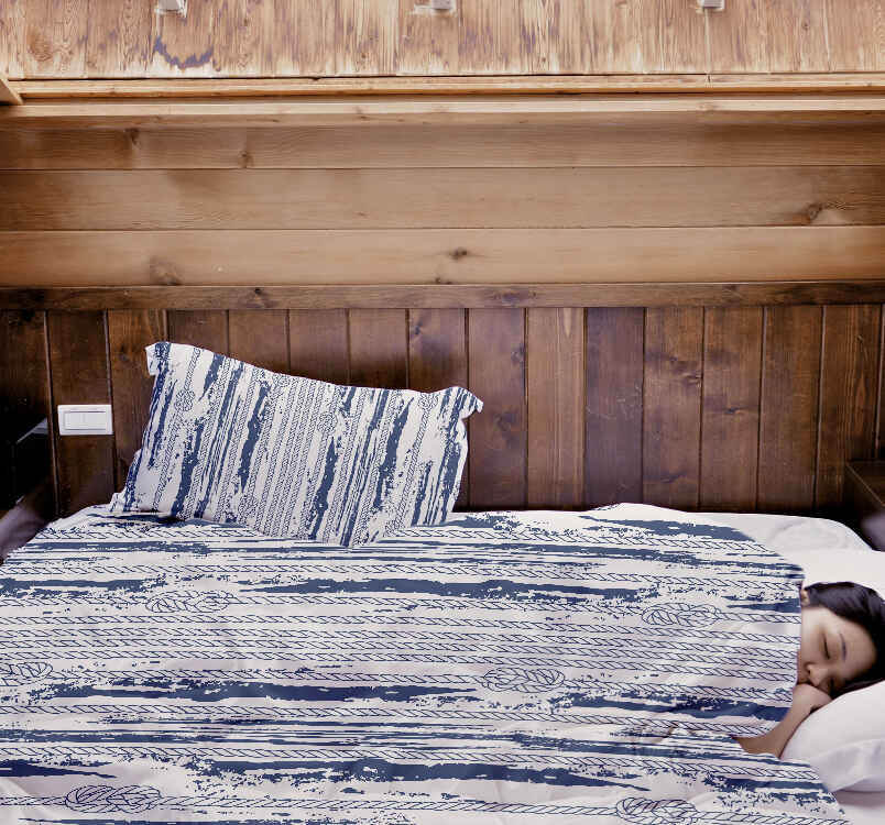 Coperta terapeutica originale - Rivestimento in cotone motivo a righe