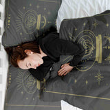Set di biancheria da letto con coperta terapeutica e sfera di cristallo